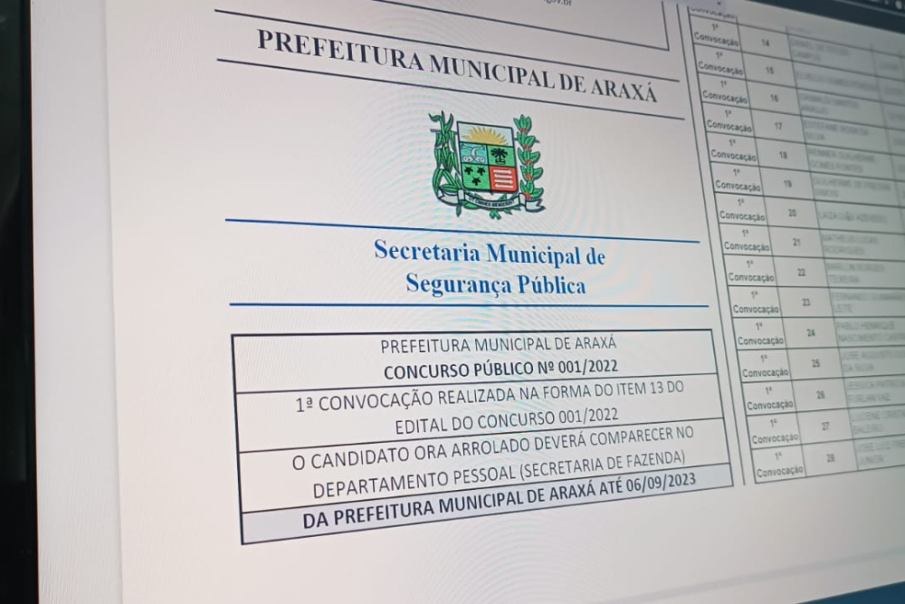 Notícia  Prefeitura de Araxá