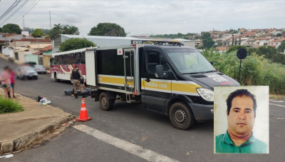 Acidente entre ônibus e moto deixa uma vitima fatal em Magalhães