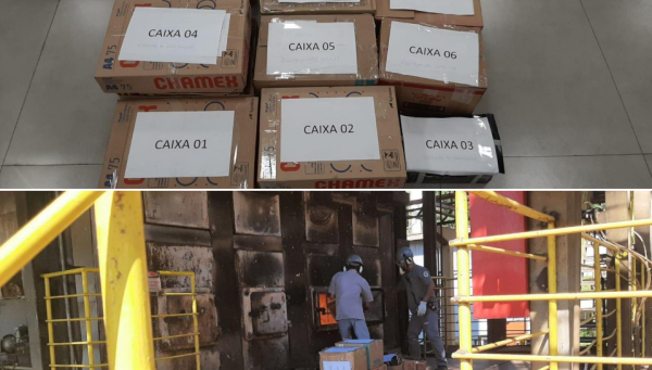 PC de Araxá incinera caixas com provas de habilitação, CRLV´s, CRV´s e lacres de placa