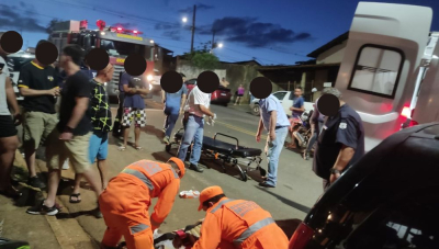 Homem de 48 anos sofre traumatismo craniano após acidente na rua Uberaba em Araxá 