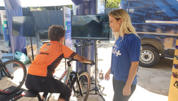 Copa Internacional de Mountain Bike em Araxá conta com tecnologia de rolo interativo 