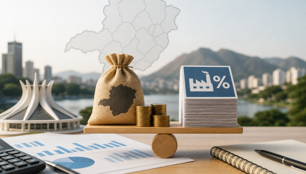 Minas Gerais enfrenta contradição fiscal com dívida crescente e renúncias bilionárias