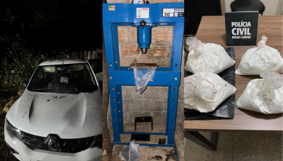 Polícia Civil desmonta laboratório do tráfico em Araxá e apreende mais de 4 kg de cocaína e pedra de crack