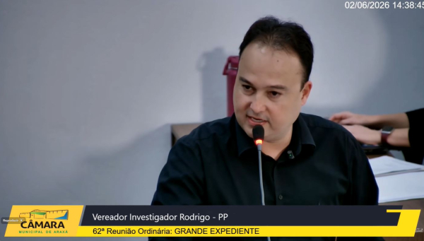 Investigador Rodrigo apresenta projeto para criar Programa Municipal Mulher Segura em Araxá