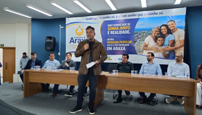 Construção de até 200 apartamentos e inclusão no Minha Casa Minha Vida Faixa 1 ampliam política habitacional em Araxá