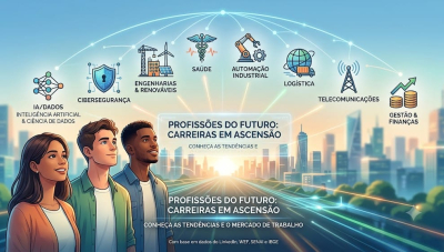 Profissões do futuro: Conheça as carreiras que mais despertam o interesse dos jovens e impulsionam o mercado de trabalho