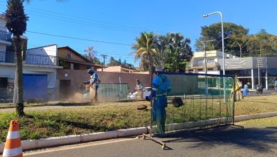 Serviços Urbanos intensificam limpeza e manutenção em Araxá; confira a programação desta segunda (20)