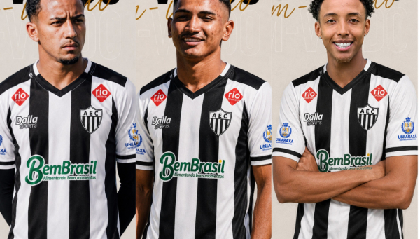 Araxá Esporte anuncia mais três reforços para a disputa da Segunda Divisão Mineira