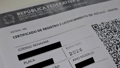 Atenção, motorista: Cobrança do CRLV 2026 começa nesta terça (1°) em Minas Gerais