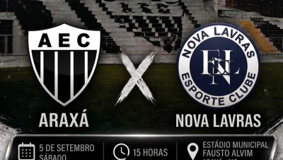 Araxá Esporte reencontra a torcida em amistoso contra o Nova Lavras