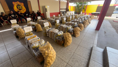 Alimentos arrecadados durante o 23º Motofest Sem Destino são destinados a entidades de Araxá